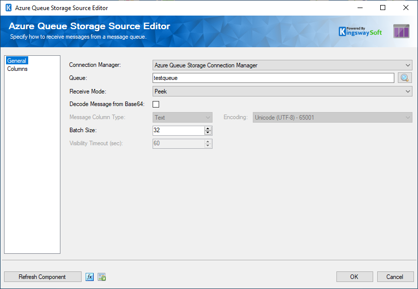 Azure Queue Storage Source